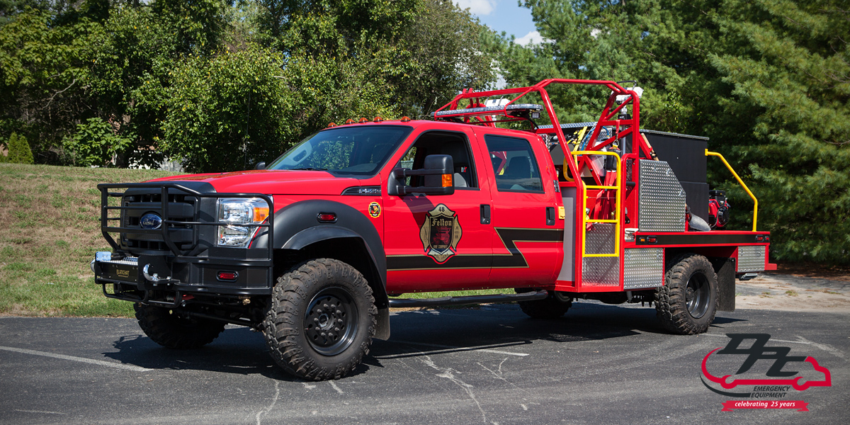 Featured image for “Felton Community Fire Company Kent County, DE – 2015 Ford F-550 4×4 / Blanchat Chaparral Brush Truck”