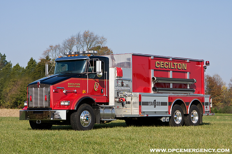 Featured image for “Cecilton Volunteer Fire Company Cecil County, MD – 2009 Kenworth T800 / Tanker”