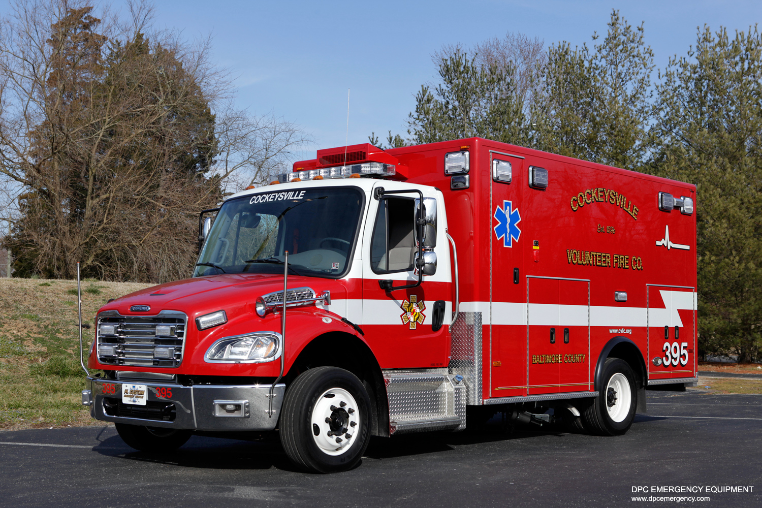 Featured image for “Cockeysville Volunteer Fire Company Baltimore County, MD – 2013 Freightliner M2 / PL Custom Titan Medium-Duty Ambulance”