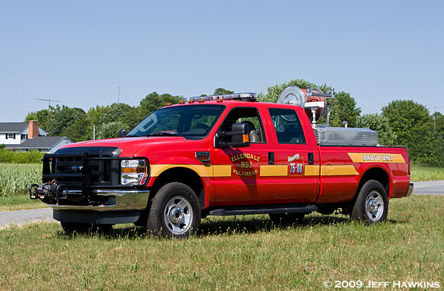 Featured image for “Ellendale Volunteer Fire Company Sussex County, DE – 2009 Ford F-350 / DPC Brush Truck”
