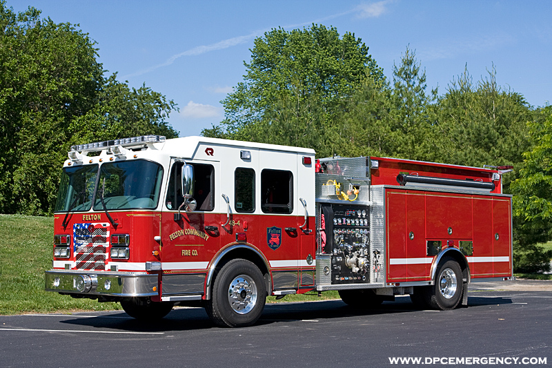 Featured image for “Felton Community Fire Company Kent County, DE – 2009 Spartan Metro Star / Pumper”