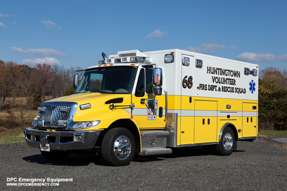 Featured image for “Huntingtown Volunteer Fire Department & Rescue Squad / PL Custom Titan Medium-Duty Ambulance”