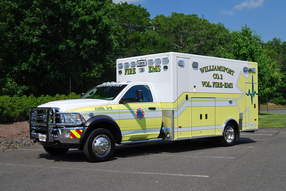 Featured image for “Williamsport Volunteer Fire-EMS / PL Custom Classic Type I Ambulance”